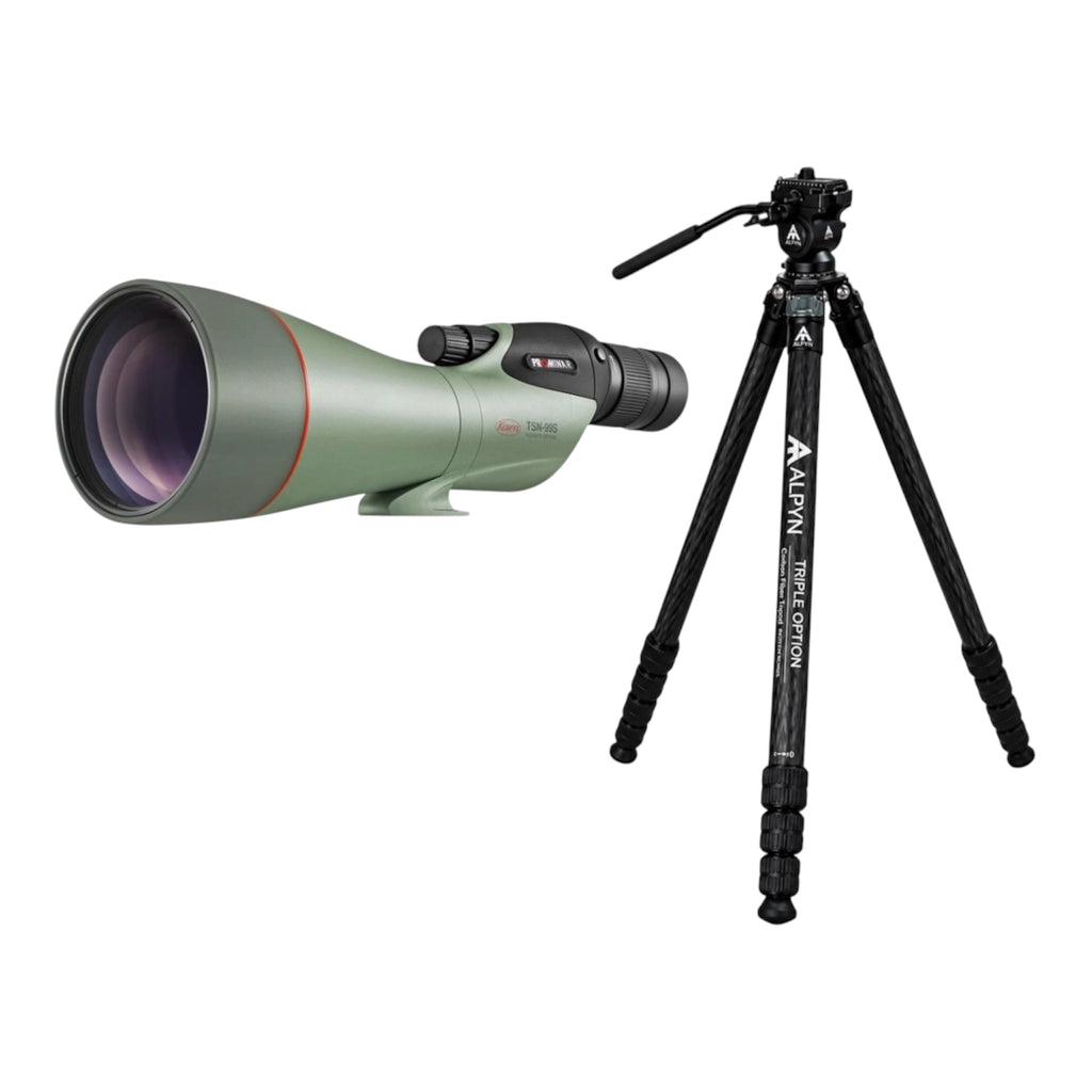 Kowa TSN-99S + Triple Option Tripod