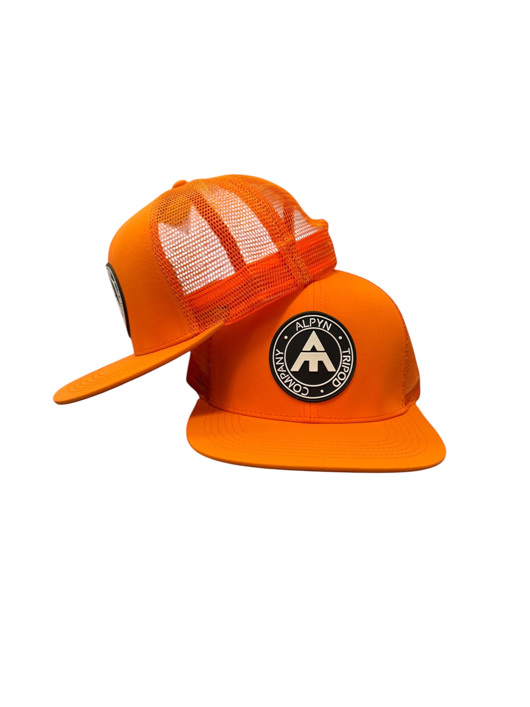 Orange 6 panel hat