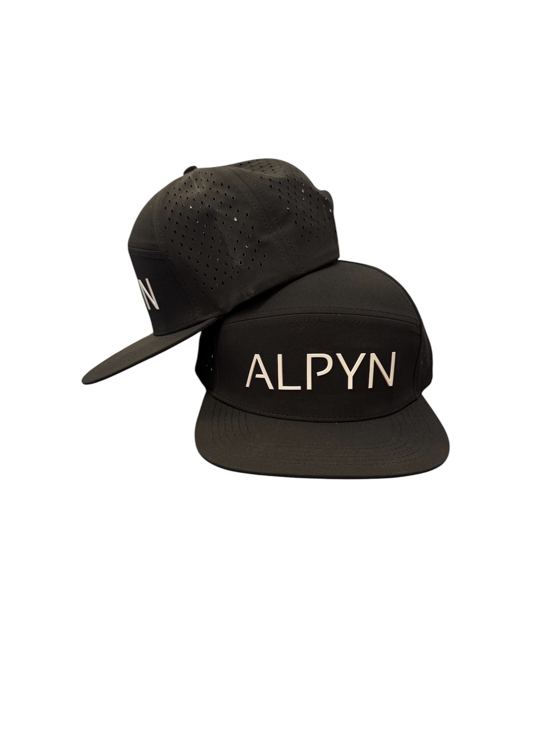 Black 6 panel ALPYN hat