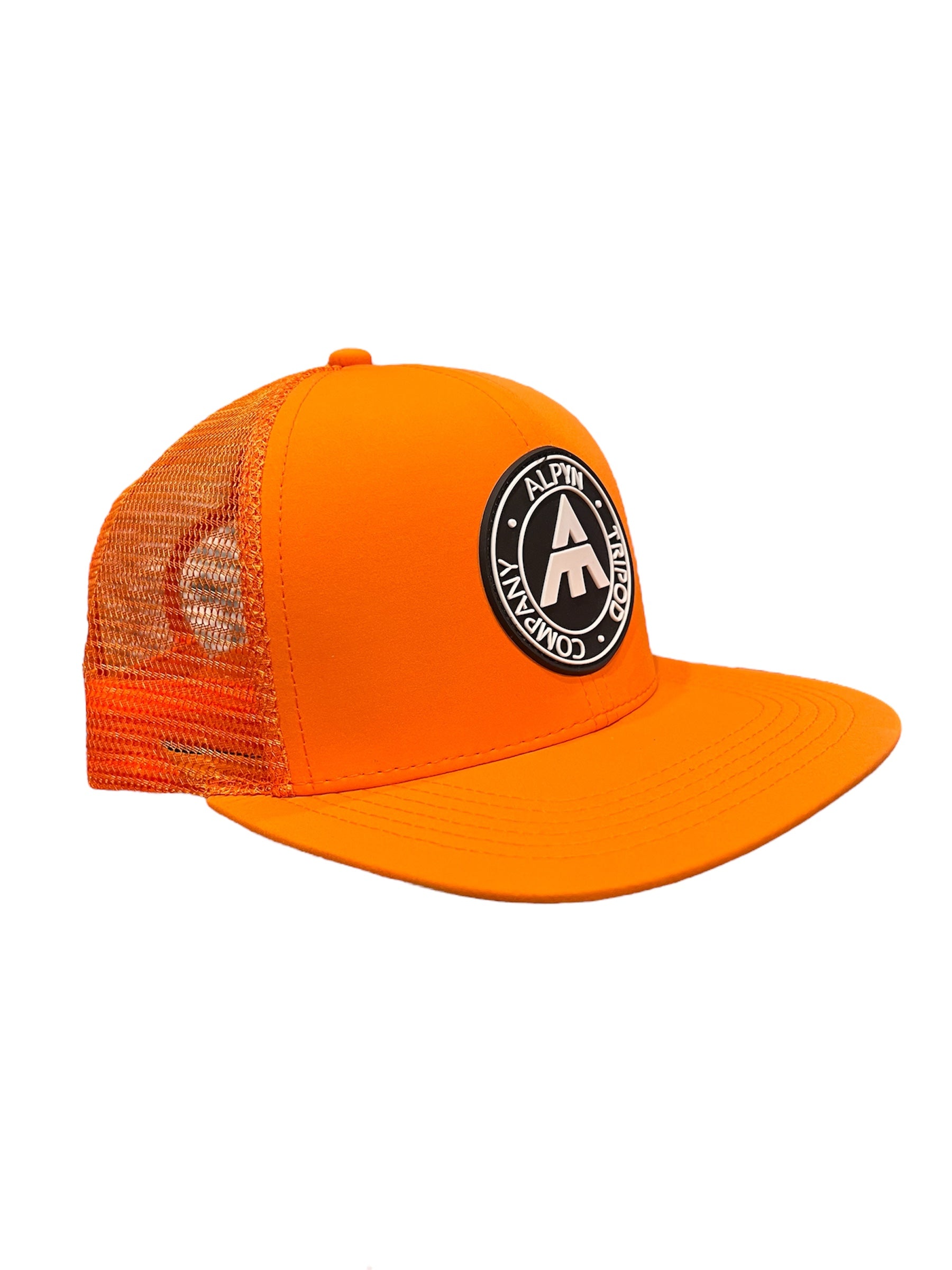 Orange 6 panel hat  image 1